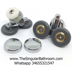 Double bearing with push button or without push button