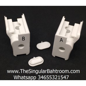 Plastic parts for replacement shower cabin