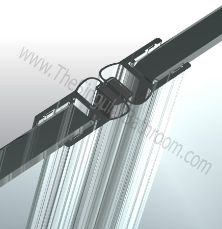 Eucomir Goma Mampara Ducha, 120cm(4×30cm) Junta Transparente Autoadhesiva  de PVC Goma Bañera Puerta Adecuado Para Cristal 6mm/7mm/8mm : :  Bricolaje y herramientas