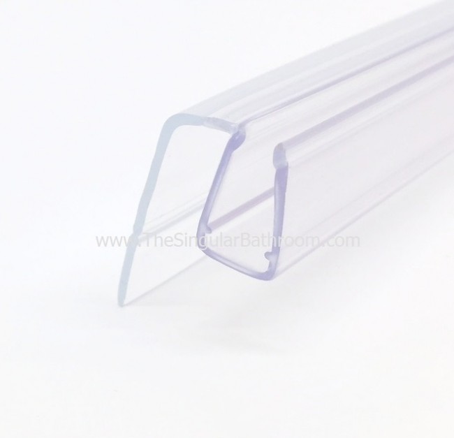 Recambio perfil mampara vierte aguas para vidrio de 6 y 8 mm
