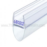 Goma o perfil de puertas de vidrio y mamparas ducha
