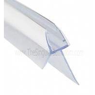 Junta de mampara vierte aguas inferior para vidrio de 6 y 8 mm