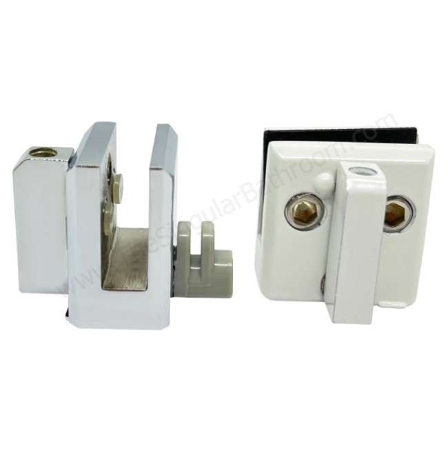 Guida Inferiore Per Porta Doccia Scorrevole In Plastica Antiruggine - Supporto Regolabile, Facile Da Installare - Foto 6