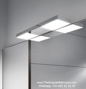 Luminária LED  para espelho de banheiro. 