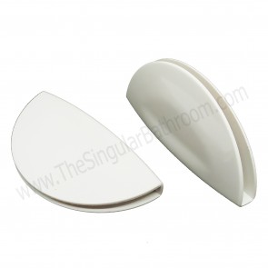 Tirador o asa uñero universal para puerta de ducha vidrio de 4, 5 y 6mm