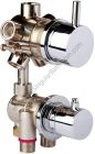 Mitigeur thermostatique avec déviateur à 5 voies