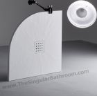 Plato de ducha semicircular PIZARRA DOCCIA