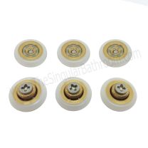 Rodamientos de mampara 16 mm especial Nylon