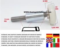 Recambio mampara ducha universal adaptable modelos . Deyban, Super ban, profiltek etc