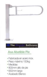 Asa abatible de pie