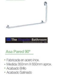 Asa a pared 90º