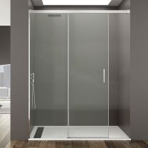 Mampara GME BASIC FREE frontal fijo + puerta corredera