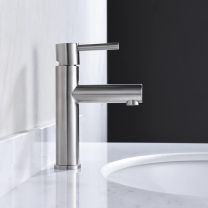 Grifo acero inoxidable monomando de Lavabo MOSCU 