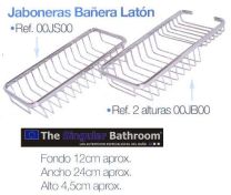 Jaboneras bañera de latón.