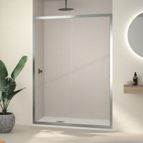Mampara frontal DOCCIA ROMA Plata