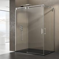 Mampara acero inox GME FUTURA angular