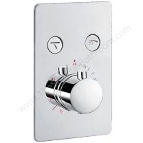 Distribuidor 2 vías con termostático a pared SEVILLA