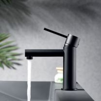 Grifo monomando de Lavabo MILOS STICK en color negro
