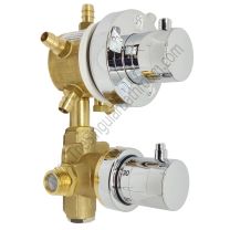 Grifo hidromasaje termostático con selector de 5 vías 