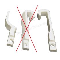 Pièces en plastique pour portes de douche