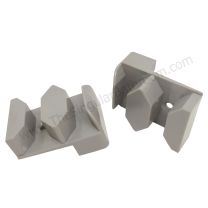 Guia inferior de 2 puertas correderas de ducha