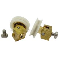 Porte de douche de roue orientable