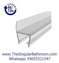 Junta para puerta de vidrio de 10mm y 12mm