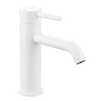 Grifo monomando de Lavabo blanco LIKE AQUASSENT