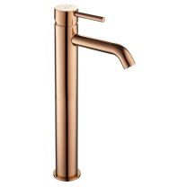 Grifo monomando de Lavabo alto Oro Rosa LIKE AQUASSENT