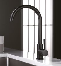 Grifo de cocina monomando LYON Negro mate