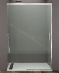 Mampara GME BASIC frontal fijo + puerta corredera