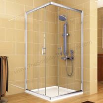 Mampara angular DECORBAN SORIA 2 fijos + 2 correderas 