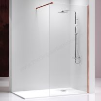 Mampara de ducha panel fijo KASSANDRA FRESH oro rosa