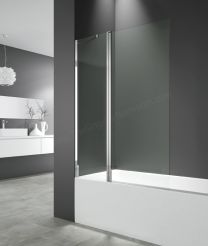 Mampara de baño GME OPEN 2 con fijo y puerta abatible