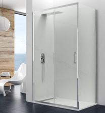 Mampara GME PRESTIGE TITAN frontal fijo y puerta corredera con lateral fijo