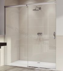 Mampara HÜPPE AURA frontal puerta corredera y fijo