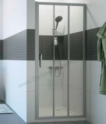 Mampara HÜPPE CLASSICS frontal 2 puertas correderas y 1 fijo