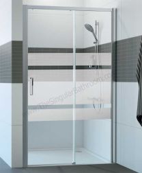 Mampara HÜPPE CLASSICS frontal 1 puerta corredera y fijo