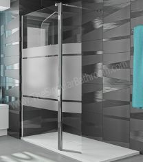 Mampara ducha KASANDRA SERIE 300 decorado clio