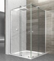 Mampara angular acero inox DEYBAN LONDON