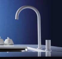 Grifo de cocina monomando MANACOR Blanco mate