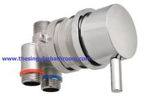 Universal hydromassage faucet for column and cabin of shower