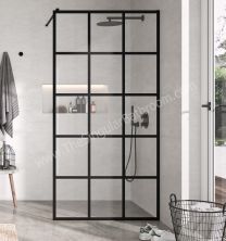 Mampara fija KASSANDRA FRESH NEGRO