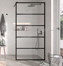 Mampara fija KASSANDRA FRESH NEGRO