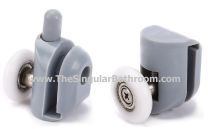 Remplacement de Poulie Rouleau de Porte de Douche Diamètre de Roue 25mm