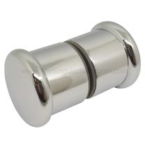 Pomo para puerta de mampara blanco 