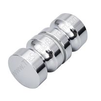 Pomo en Acero Inox para puerta de mampara 