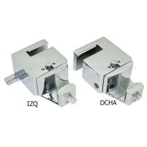 Guia de acero inox para puerta corredera de ducha