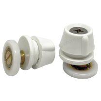 Roue de douche de diamètre 23x4 mm pour porte coulissante