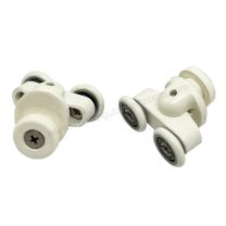 Roues pour portes coulissantes de douche rouleaux
